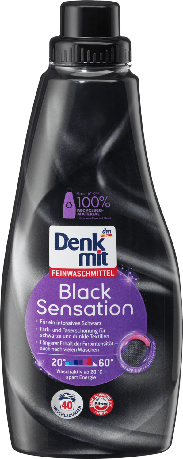 DENKMIT Black sensation tečni deterdžent za veš 40 pranja-slika