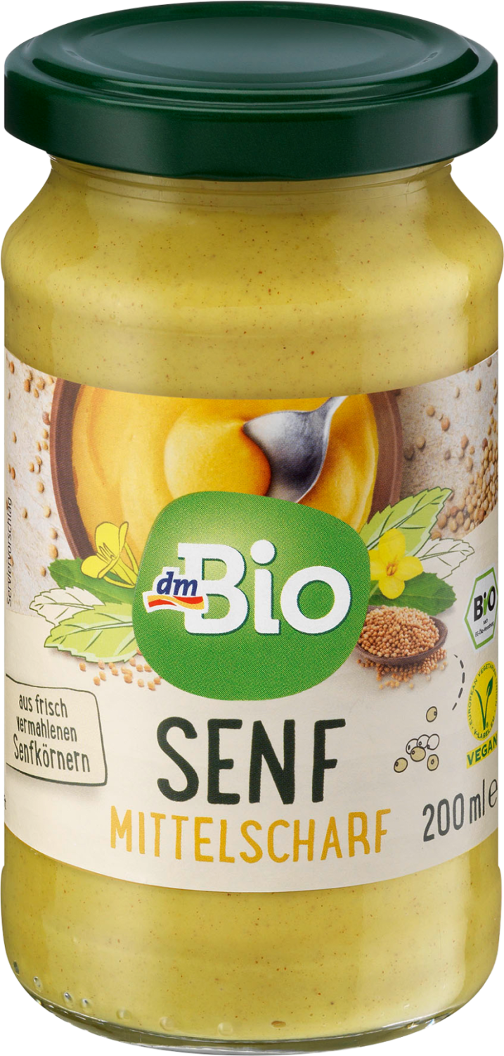 Senf DM BIO srednje ljut 200ml-slika