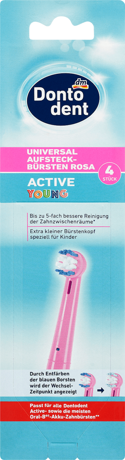 DONTODENT Active young nastavak za električnu četkicu 4kom-slika