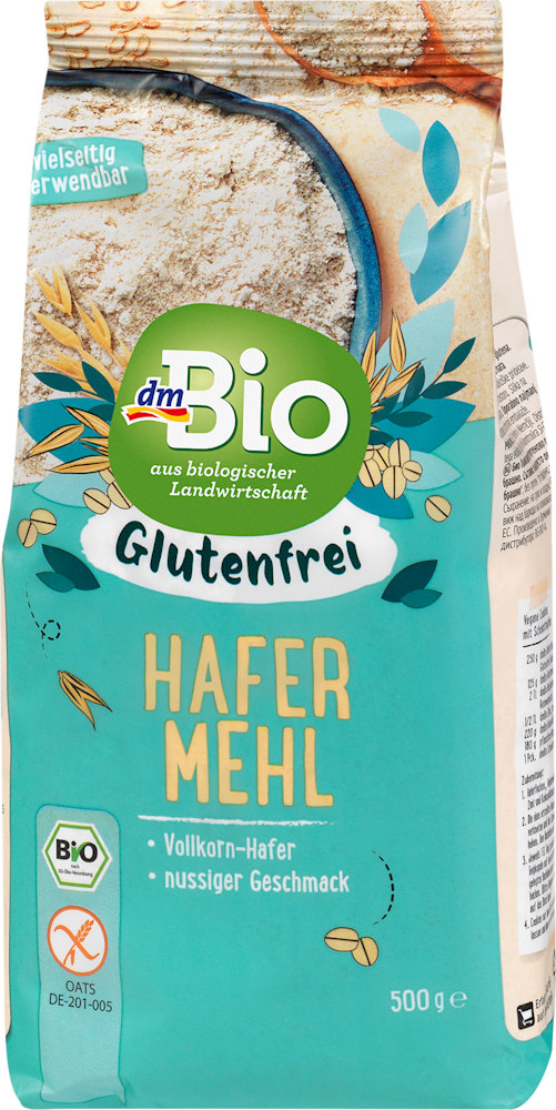 DM BIO ovseno brašno bez glutena 500g-slika