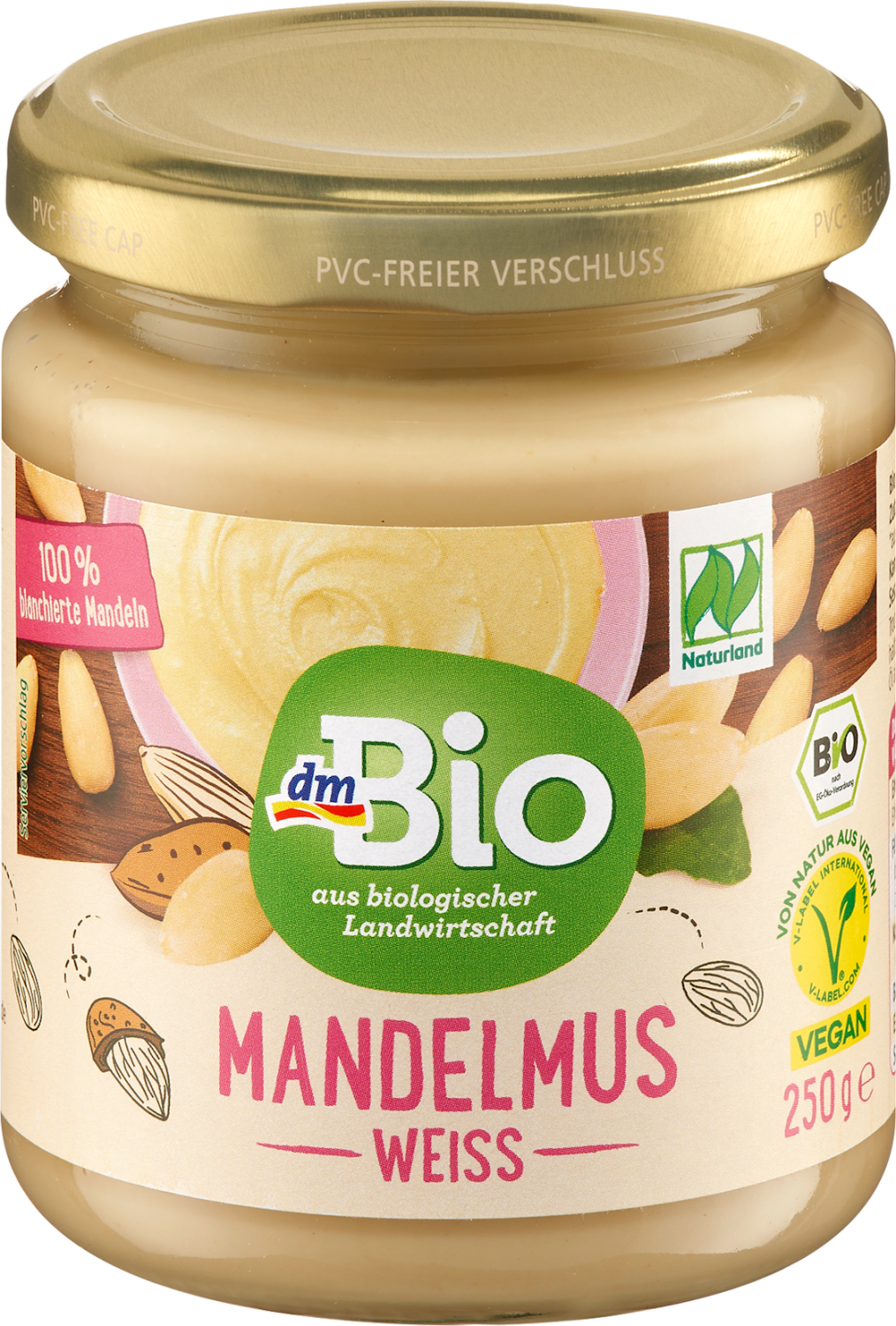 Namaz od badema DM BIO beli 250g-slika