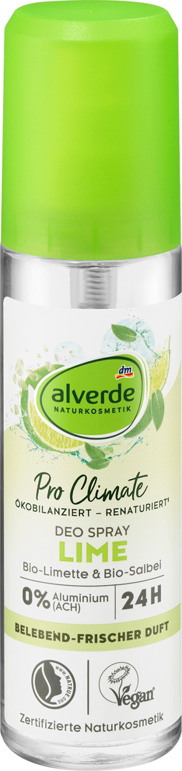 Dezodorans ALVERDE Pro climate organska limeta i žalfija 75ml-slika