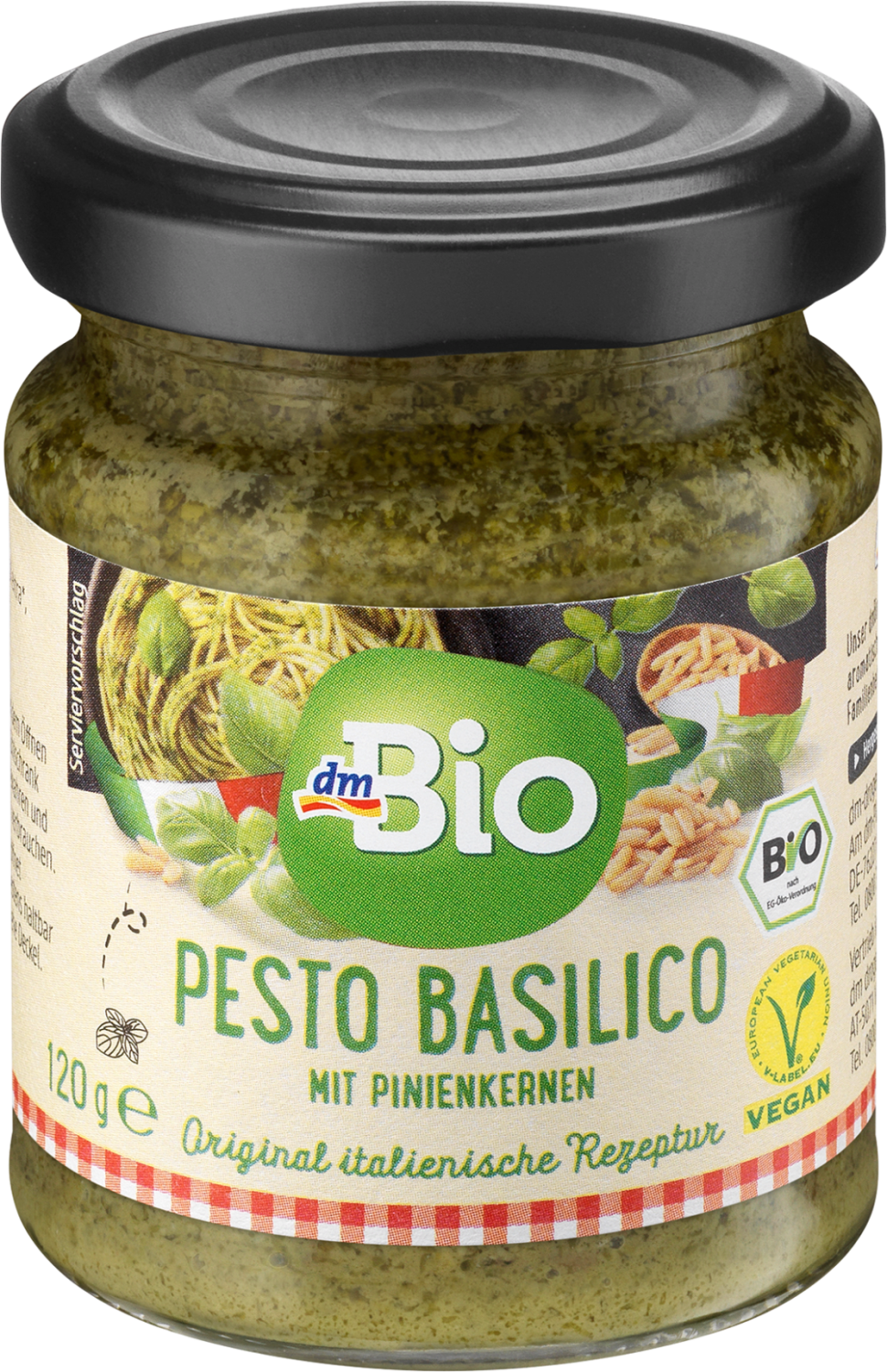 Pesto sos DM BIO bosiljak 120g-slika