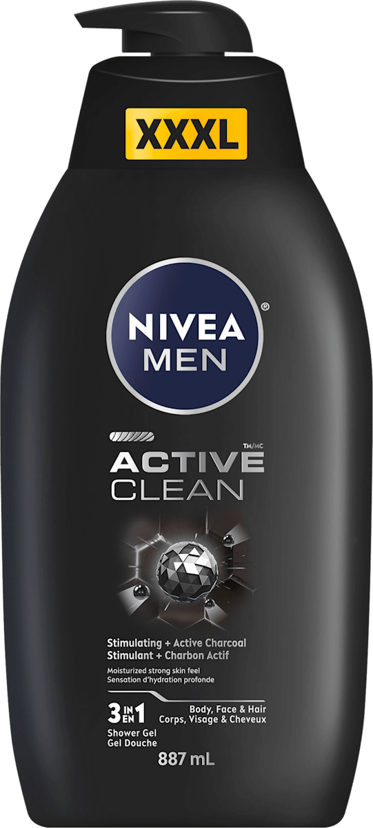 GEL TUŠ MEN ACTIVE CLEANS 887ML NIV-slika