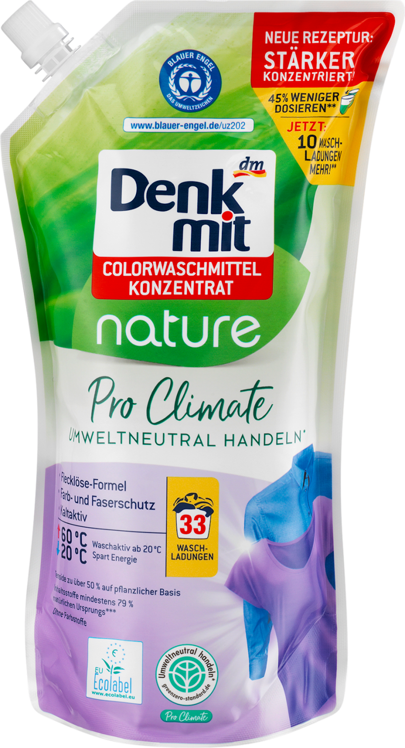 DENKMIT Pro climate nature koncentrat za obojen veš 33 pranja-slika