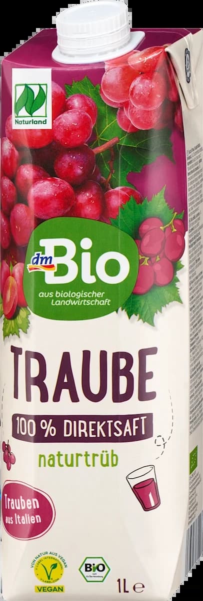Voćni sok DM BIO mutni grožđe 1l-slika