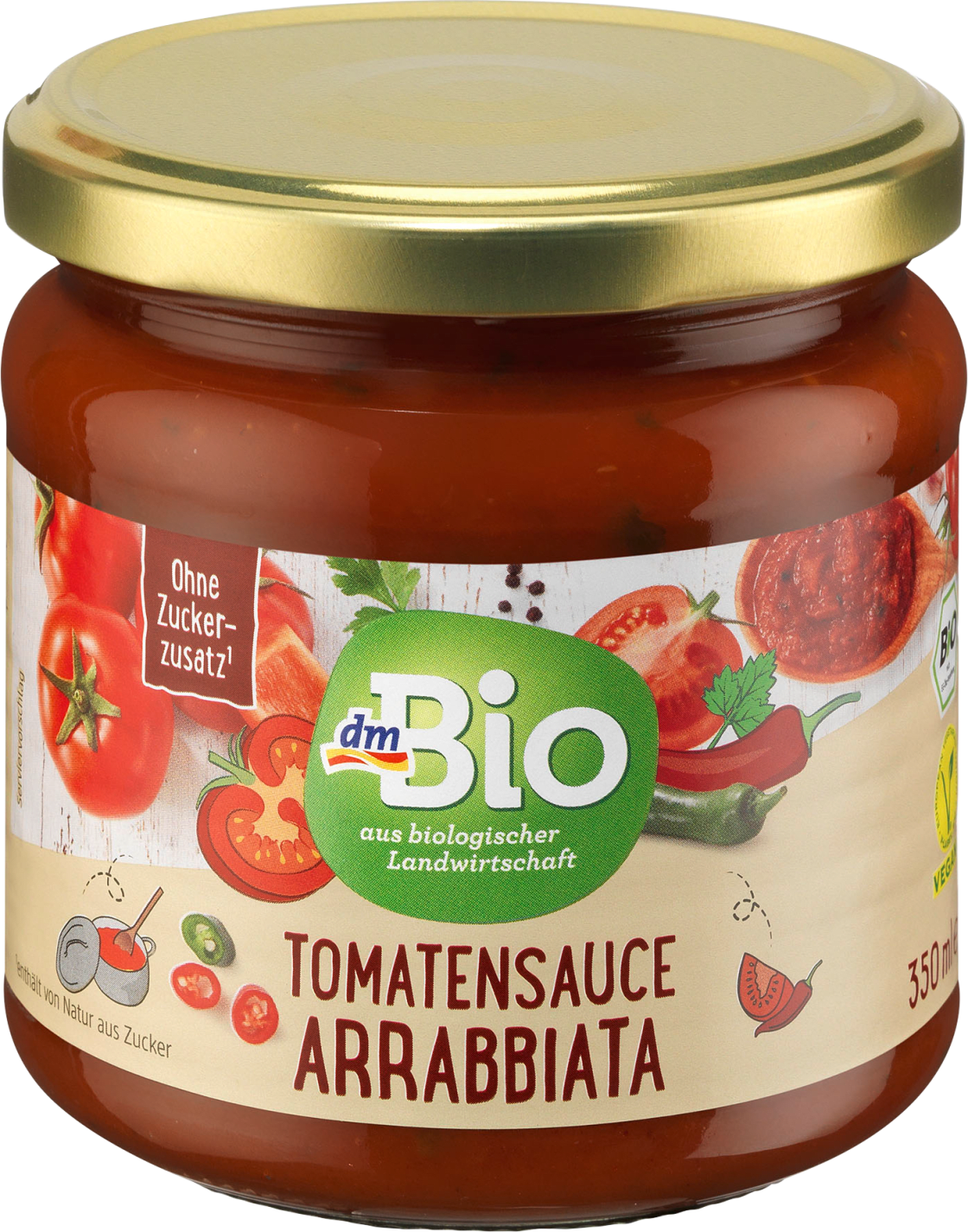 Paradajz sos DM BIO Arrabiata 350ml-slika