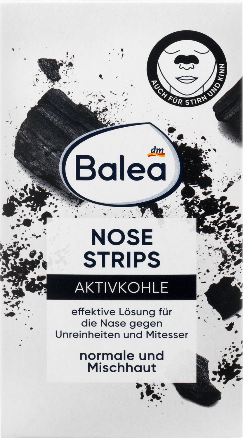 BALEA trake za nos sa aktivnim ugljem 3kom-slika