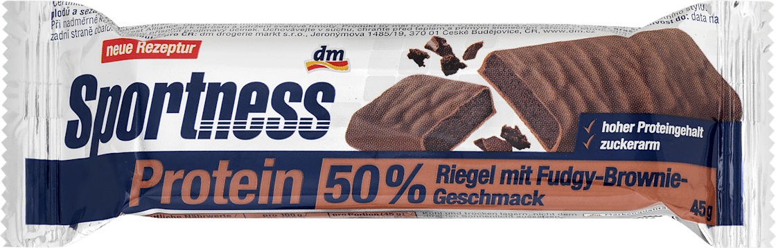 Energetska štanglica SPORTNESS Fudgy brownie 45g-slika
