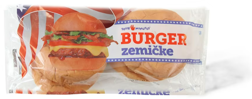 Burger zemičke TVOJIH 5 MINUTA 4x65g-slika