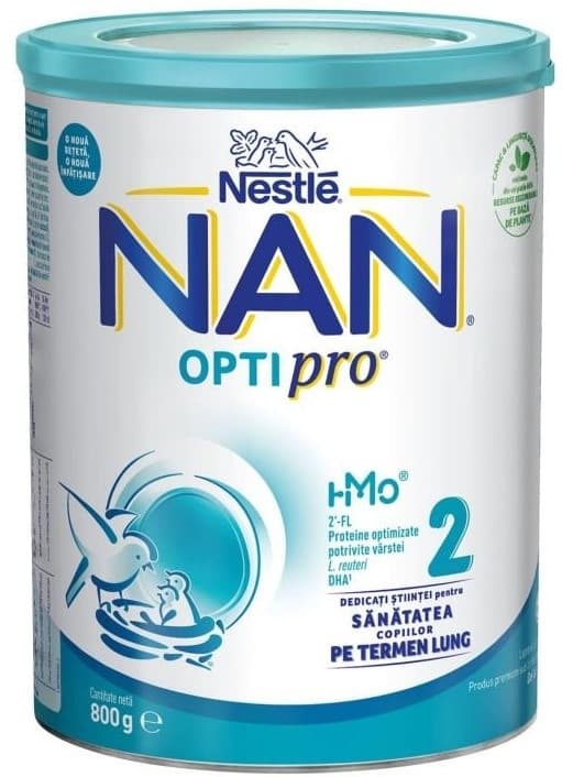 Mleko NAN optipro 2 HM-O 6M 800g-slika