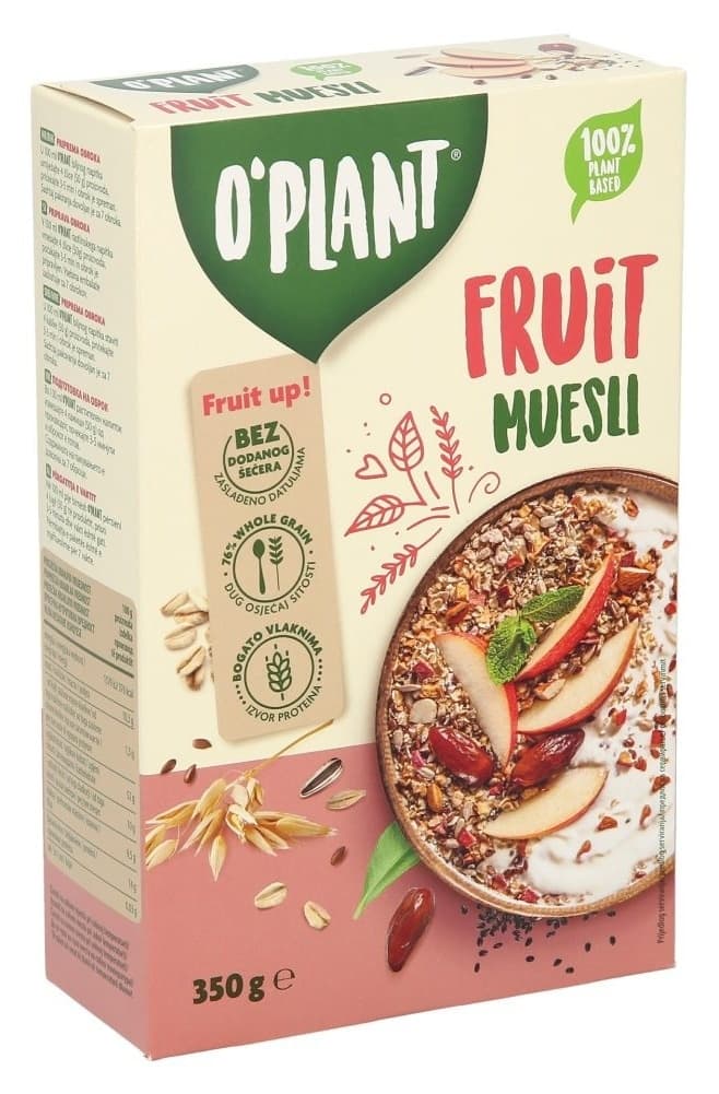 MUSLI OPLANT FRUITS 350G PODRAVKA-slika