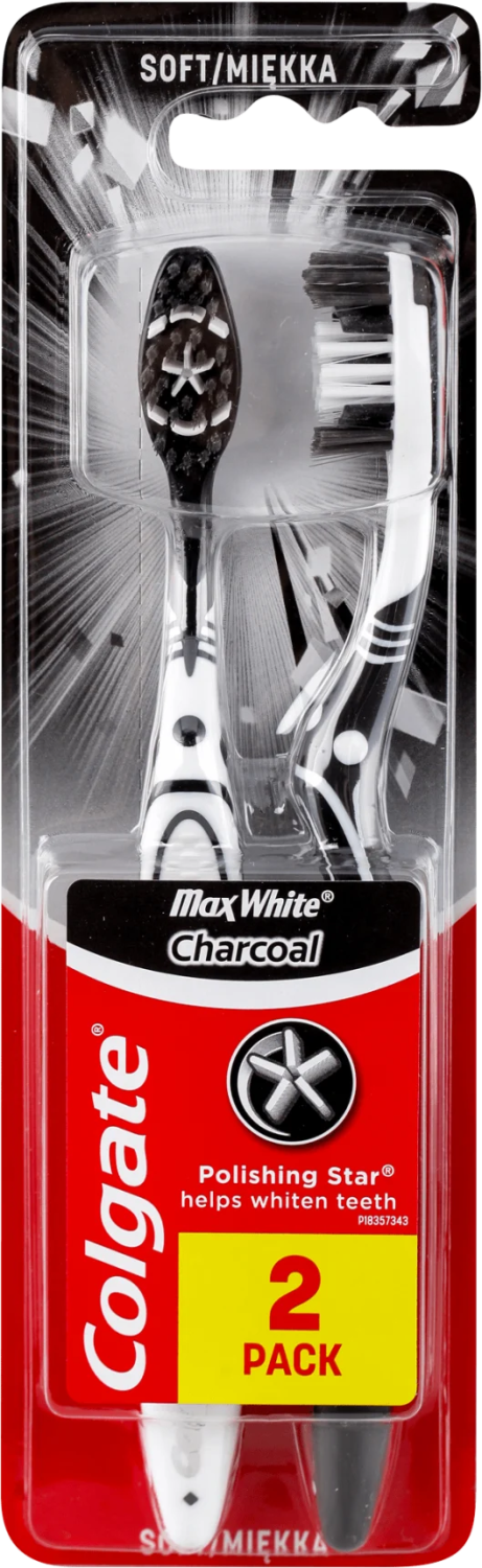 COLGATE Max white Charcoal četkica za zube 2kom-slika