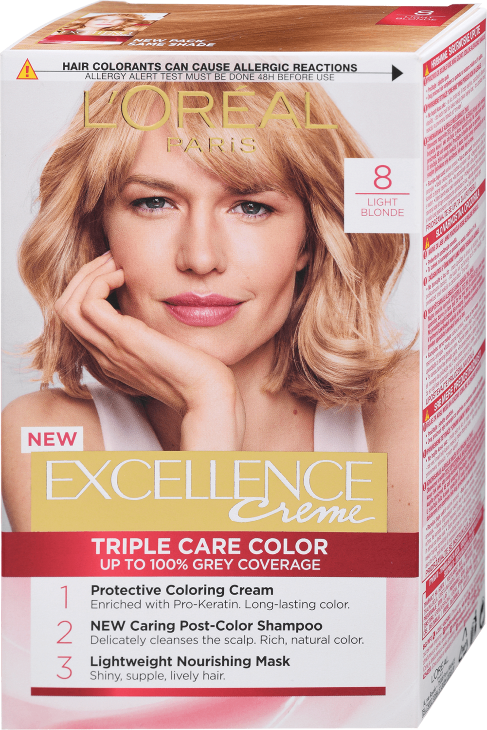L'OREAL Excellence farba za kosu 8 light blonde-slika