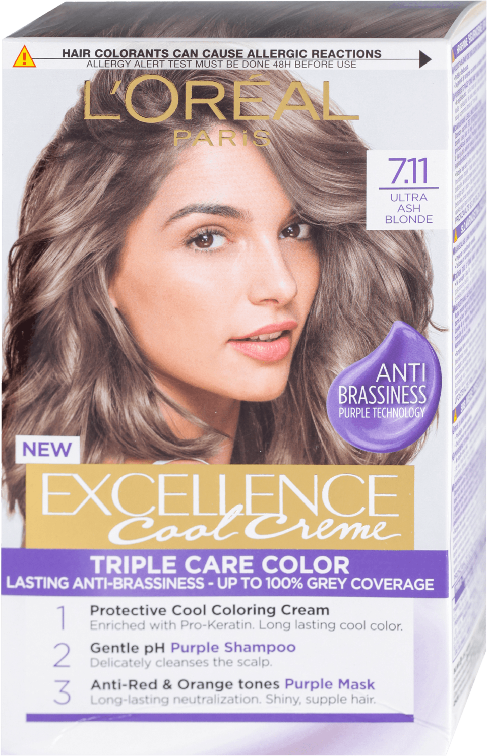L'OREAL Excellence farba za kosu 7.11 ultra ash blonde-slika