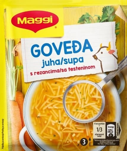 Supa MAGGI goveđa testenina 37g-slika