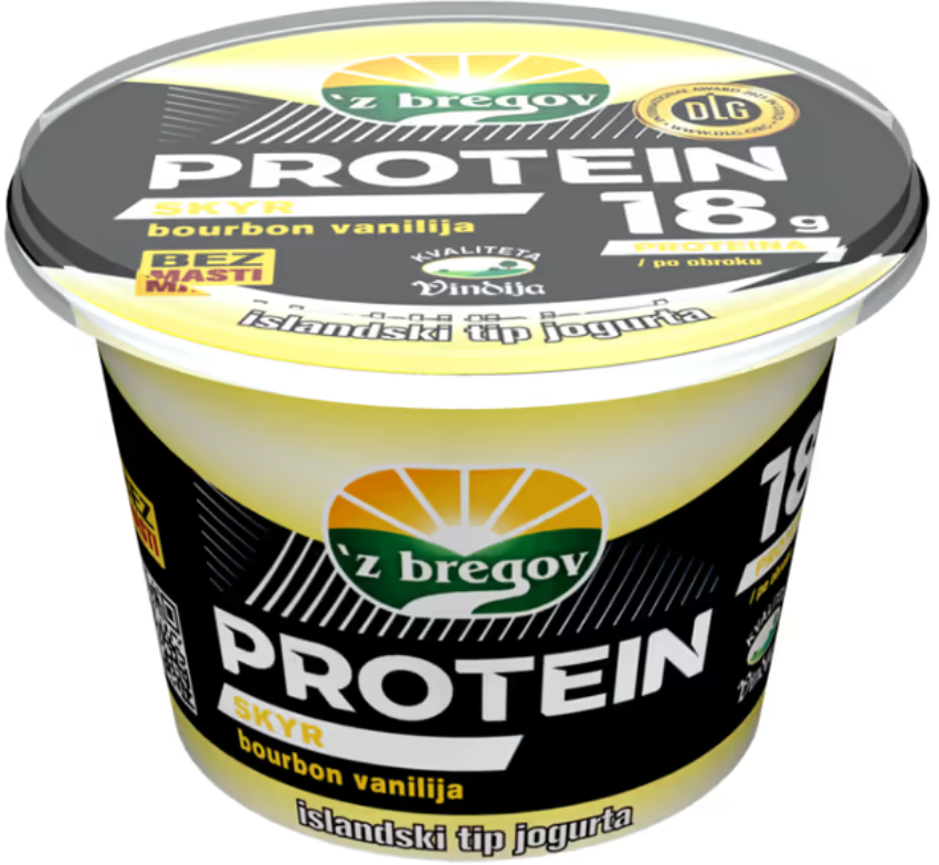 JOGURT PROTEIN SKYR VANILA BURBON 200G-slika