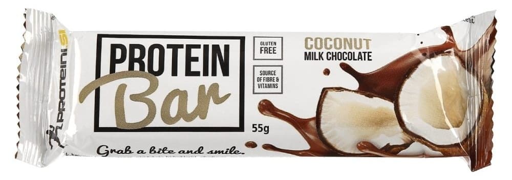 PROTEINI.SI protein bar kokos mlečna čokolada 55g-slika