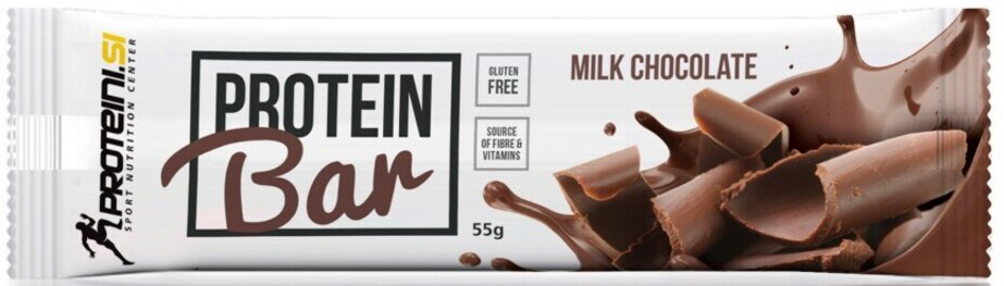 PROTEINI.SI protein bar mlečna čokolada 55g-slika