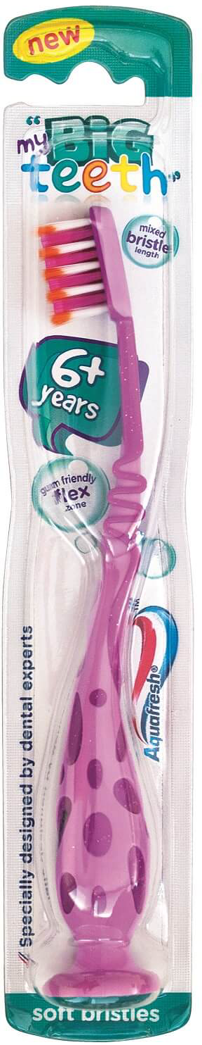 AQUAFRESH četkica za zube flex junior 6+g 1kom-slika