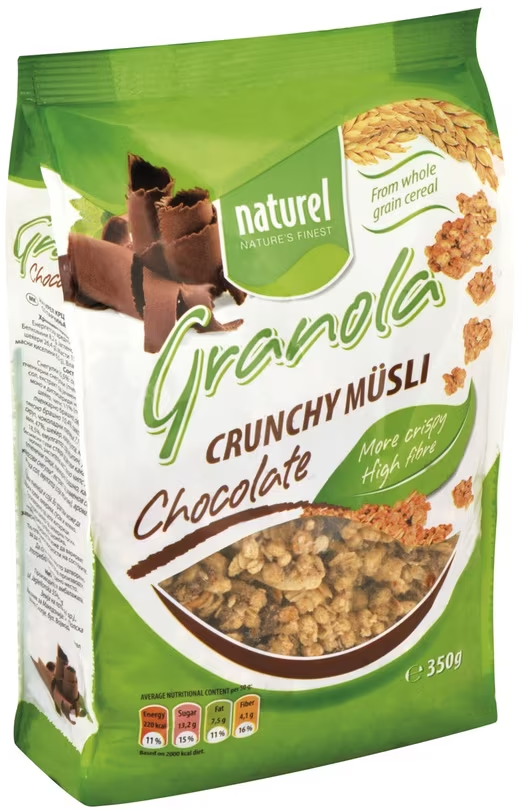 NATUREL granola čokolada 350g-slika