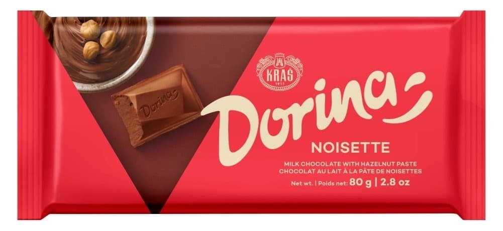 Čokolada KRAŠ Dorina noisette 80g-slika