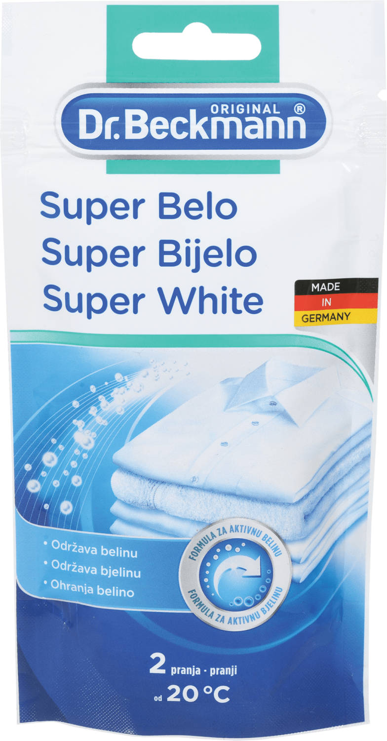SUPER BELO I IZRAZAJNE BOJE 80gr DOYPACK DR.BECKMANN-slika