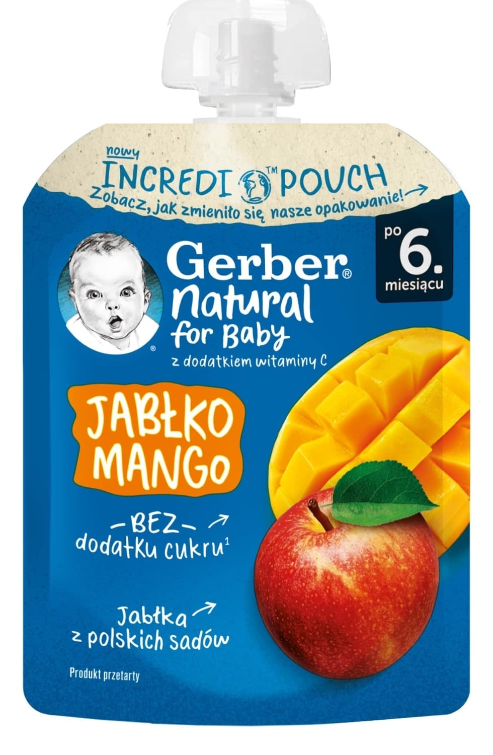 Pouch jabuka,mango Gerber 80g-slika