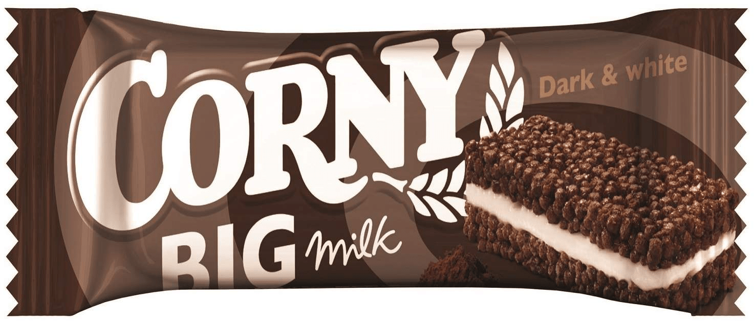 desert zitni corny milk dark&white big40g atlantic-slika