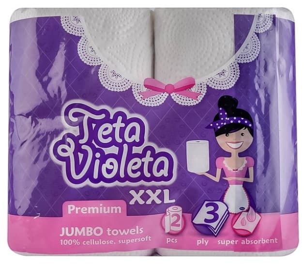 UBRUS XXXL JUMBO 3SL 2/1 VIOLETA-slika