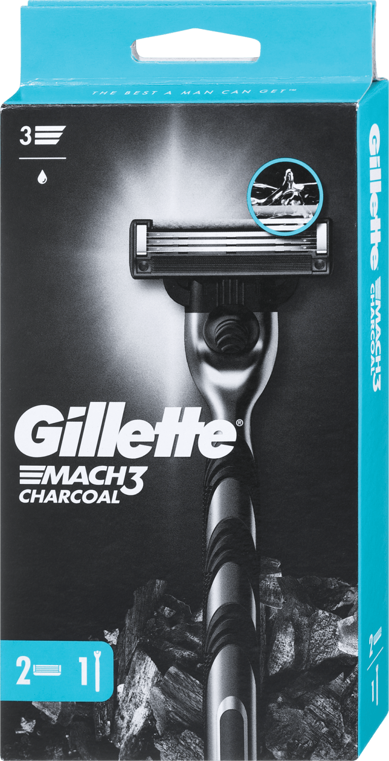 Brijac Gillette Mach3 charcoal 2UP-slika