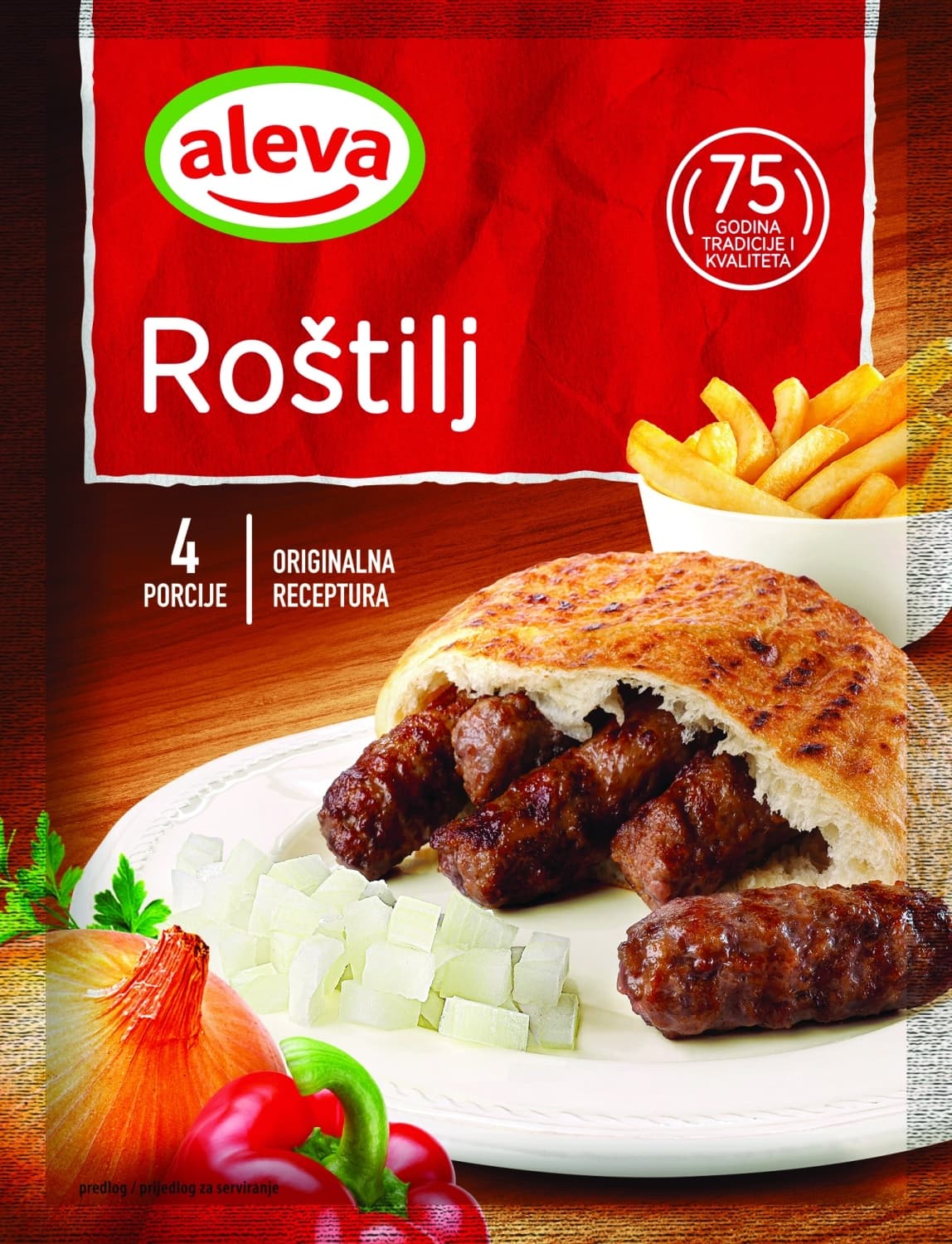 ROŠTILJ SMEŠA ZA ĆEVAPE I PLJESKAVICE 60G ALEVA-slika