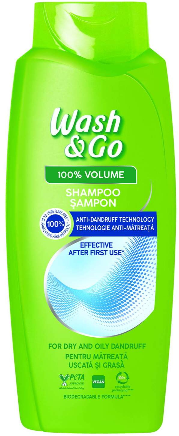 Šampon protiv peruti WASH&GO 675ml-slika