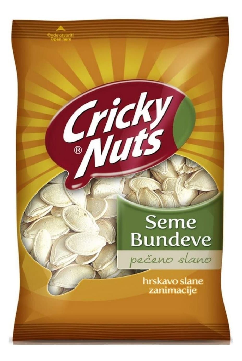 Semenke bundeve CRICKY NUTS 150g-slika