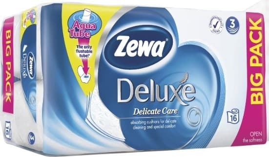 Toalet papir ZEWA pure white 3sloja 16kom-slika
