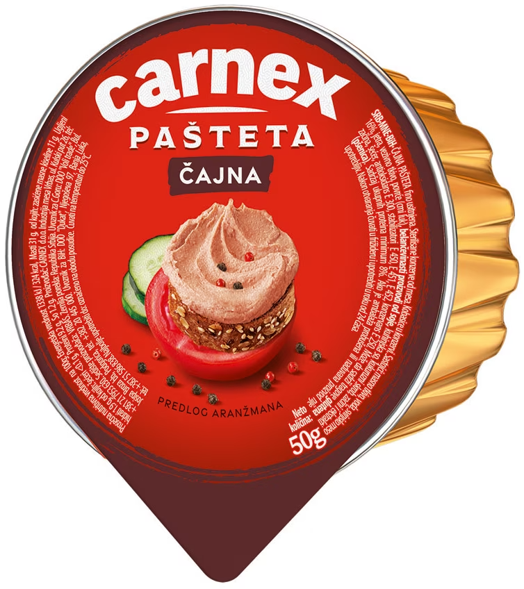 CARNEX Čajna pašteta 50g-slika
