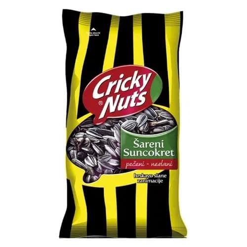 Suncokret šareni neslani CRICKY NUTS 200g-slika