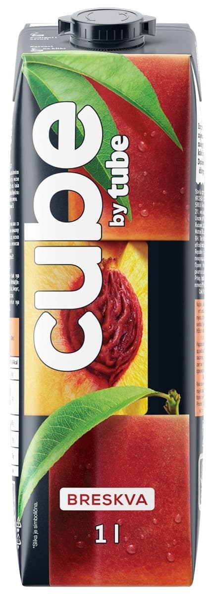 Voćni sok CUBE By Tube breskva 1l-slika