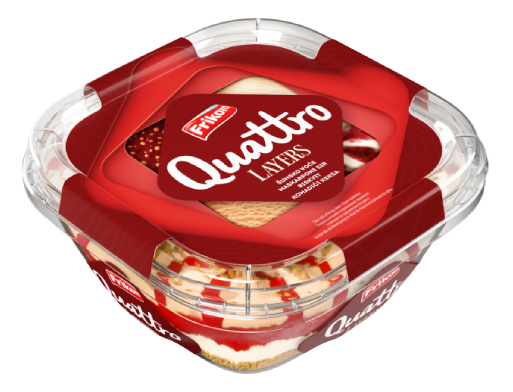 Sladoled QUATTRO layers cheesecake 800ml-slika