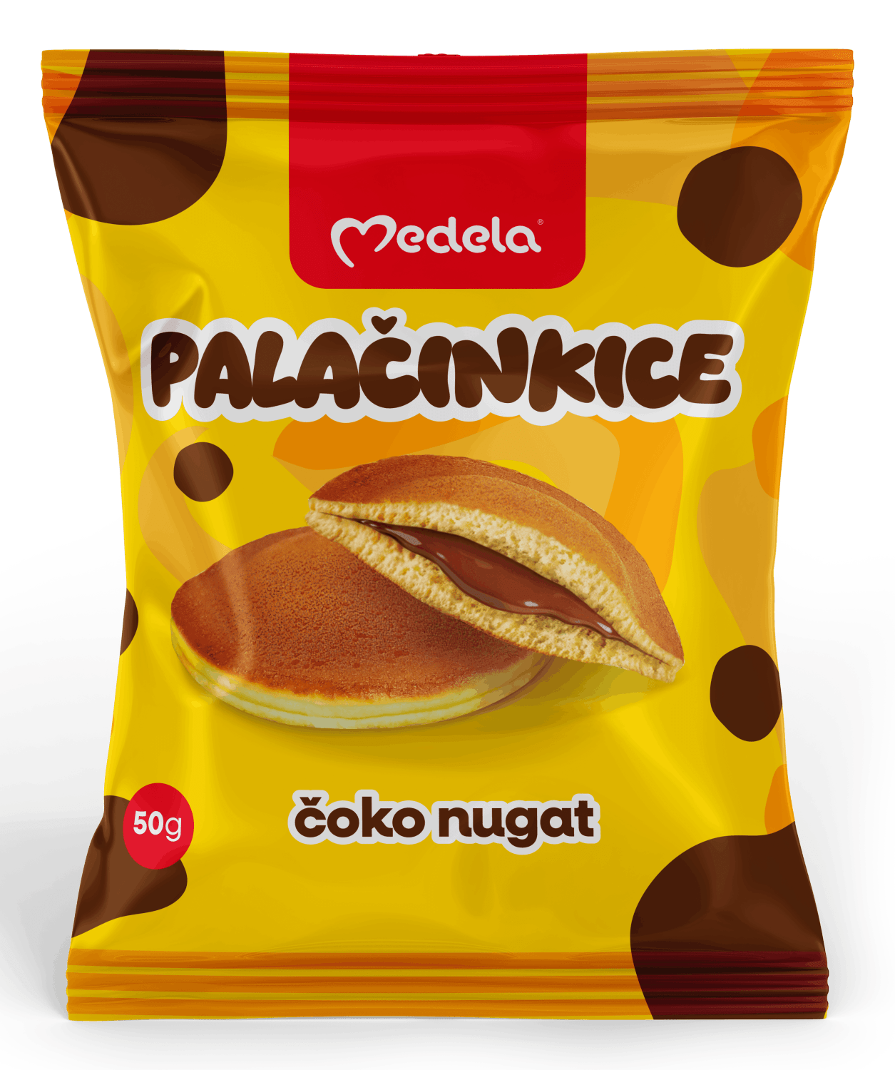 Palačinkice MEDELA čoko nugat 50g-slika