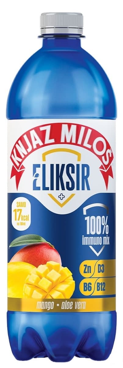 KNJAZ MILOŠ Eliksir gazirana voda mango 700ml-slika