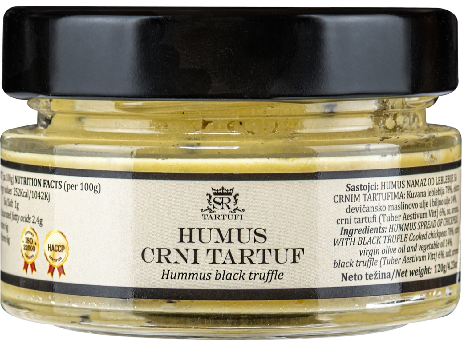 TARTUFI SR Humus crni tartuf 120g-slika