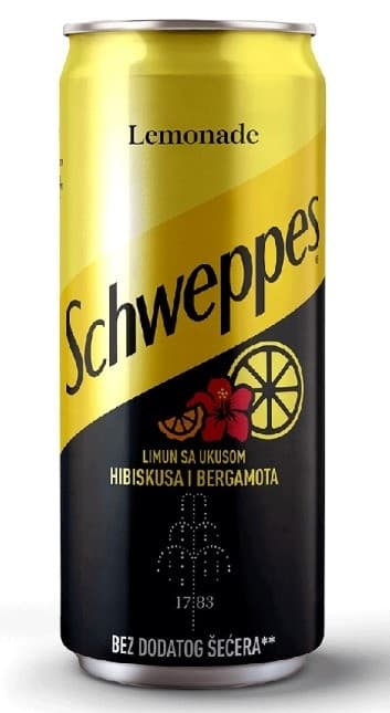 SCHWEPPES Zero Lemonade 330ml-slika