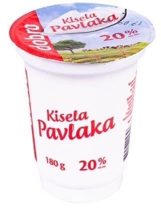 Kisela pavlaka DOBRO 20%mm 180g-slika