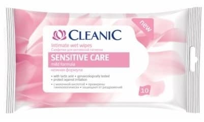 Vlažne maramice CLEANIC Sensitive 10kom-slika