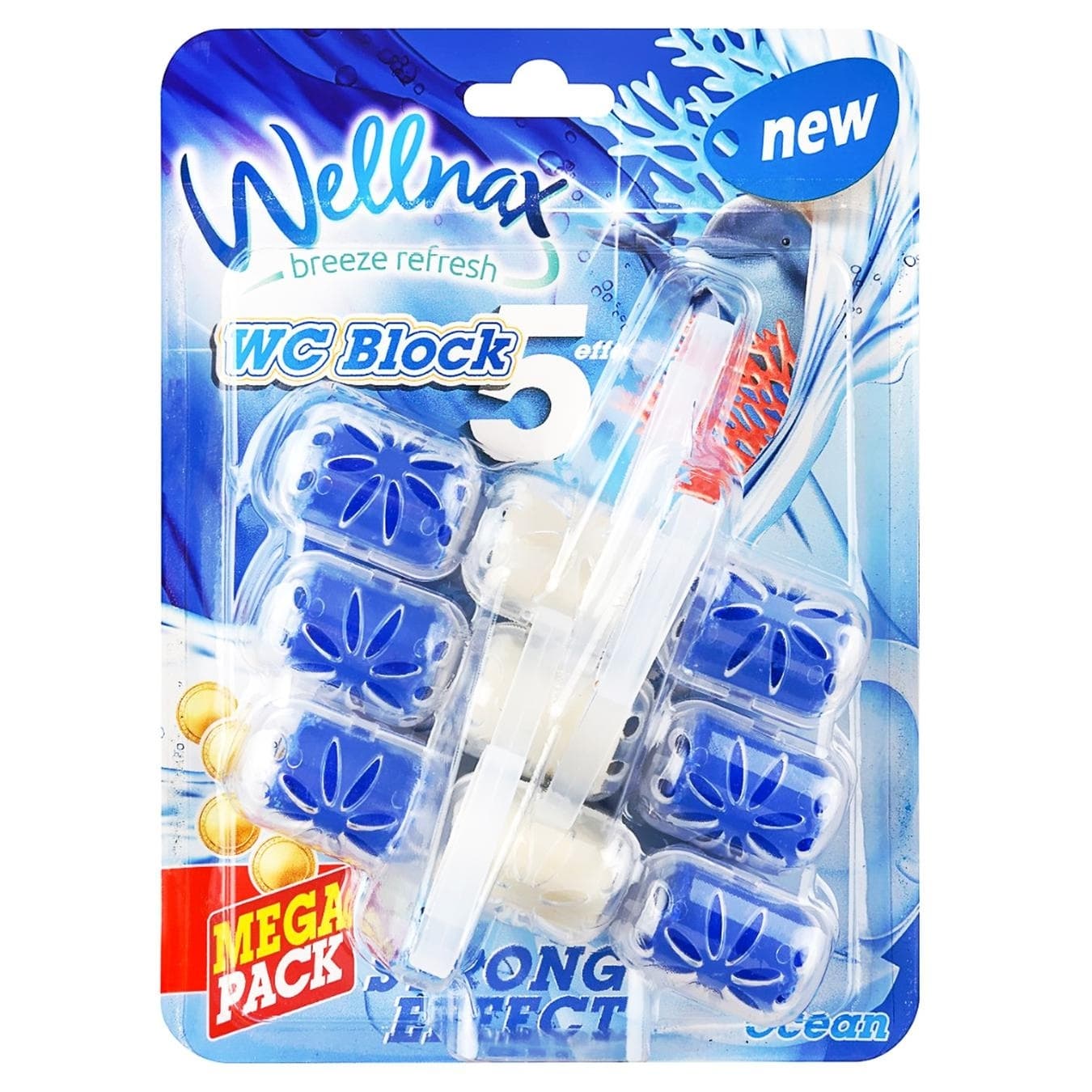 WC osveživač WELLNAX okean 3x57g-slika