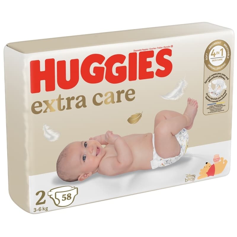 HUGGIES pelene extra care 2 58kom-slika