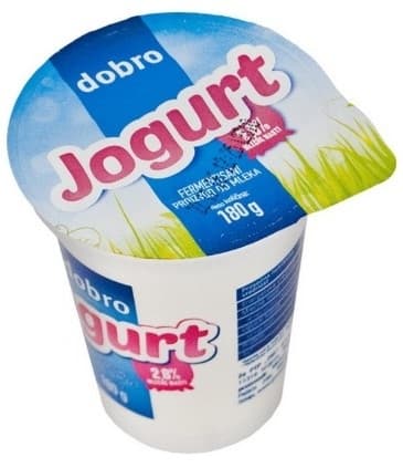 Jogurt DOBRO 2,8%mm 180g-slika