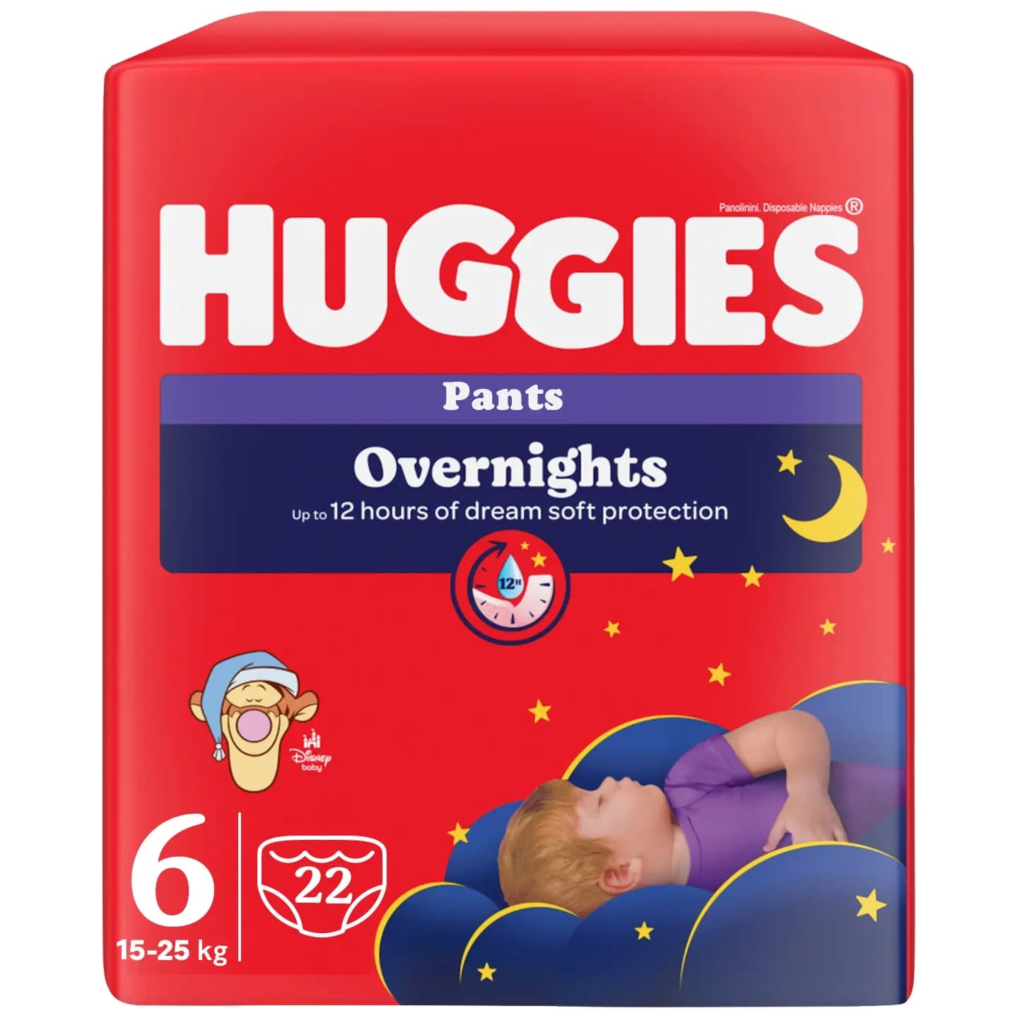 HUGGIES noćne pelene pants Little Movers 6 22kom-slika