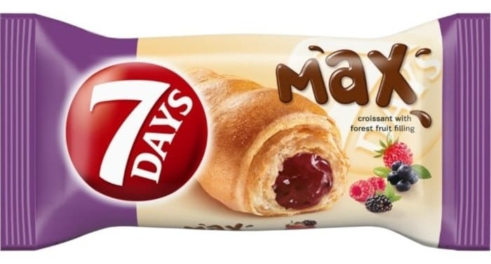 KROASAN 7 DAYS MAX FOREST FRUIT 80G CHIPITA-slika